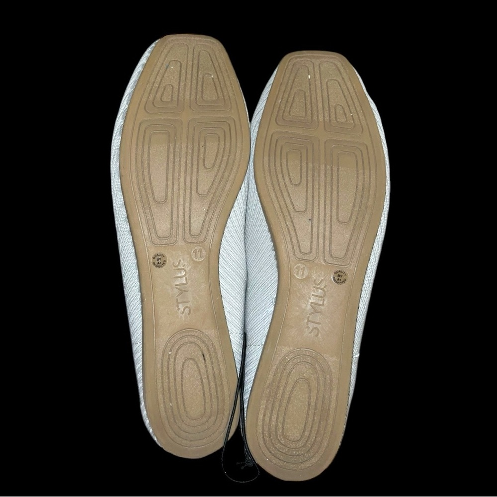 Stylus Gray Ribbed Flats. New - Picture 7 of 7